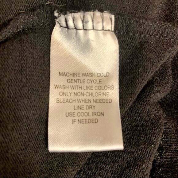 Derek Heart Black Knit Bodycon Mini Dress M Pleated Sleeve Whimsigoth Coquette - Picture 8 of 8